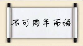 不可同年而语图片