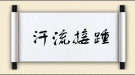 汗流接踵图片