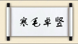 寒毛卓竖图片