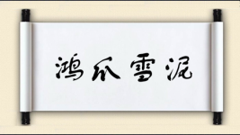鸿爪雪泥图片