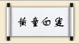 黄童白叟图片