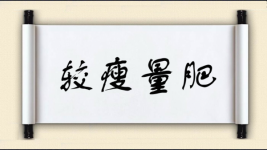 较瘦量肥图片