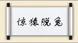 惊猿脱兔图片