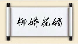柳娇花媚图片