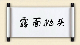露面抛头图片