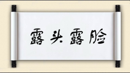 露头露脸图片