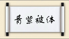 青紫被体图片