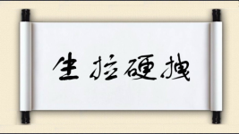 生拉硬拽图片