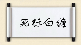 死标白缠图片