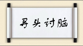 寻头讨脑图片