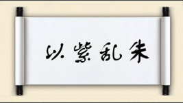 以紫乱朱图片