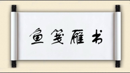 鱼笺雁书图片