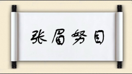 张眉努目图片