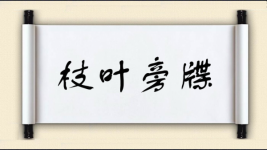 枝叶旁牒图片