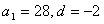 等差数列{an}中,a3=24,a6=18,求其公差d及通项公式。 等差数列{an}中,a3=24,a6=18,求其公差d及通项公式。
