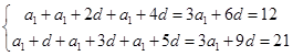 已知等差数列满足,,则公差等于A.3B.C.1D.-1 已知等差数列满足,,则公差等于A.3B.C.1D.-1