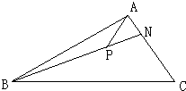 如图,在△ABC中,AN=13NC,P是BN上的一点,若AP=mAB+29AC,则实数m的值为A.19B.13C.1D.3 魔方格