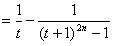 已知函数f=x2+2x。数列{an}满足:a1=1,an+1=,求数列{an}的通项公式;已知数列{bn}满足b1=t>0, 已知函数f=x2+2x。数列{an}满足:a1=1,an+1=,求数列{an}的通项公式;已知数列{bn}满足b1=t>0,