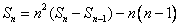 数列{an}的前n项和为Sn,已知a1=,Sn=n2an-n,n=1,2,… 写出Sn与Sn-1的递推关系式,并求Sn关于 数列{an}的前n项和为Sn,已知a1=,Sn=n2an-n,n=1,2,… 写出Sn与Sn-1的递推关系式,并求Sn关于