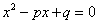 设p,q为实数,α,β是方程x2-px+q=0的两个实根,数列{xn}满足x1=p,x2=p2-q,xn=pxn-1-qxn-2,(1 设p,q为实数,α,β是方程x2-px+q=0的两个实根,数列{xn}满足x1=p,x2=p2-q,xn=pxn-1-qxn-2,(1