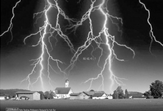 In old times, man considered lightning to be one of the great mysteries(神秘事物)of In old times, man considered lightning to be one of the great mysteries(神秘事物)of