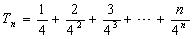 已知数列{an}的前项和为Sn,且满足a1=,an=3×4n-1Sn,n∈N*,设bn=,Tn为数列{bn}的前n项和。求Sn 已知数列{an}的前项和为Sn,且满足a1=,an=3×4n-1Sn,n∈N*,设bn=,Tn为数列{bn}的前n项和。求Sn