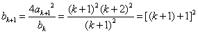 在数列{an}与{bn}中,a1=1,b1=4,数列{an}的前n项和Sn满足nSn+1-(n+3)Sn=0,2an+1为bn与bn+1的等比中项,n∈N 在数列{an}与{bn}中,a1=1,b1=4,数列{an}的前n项和Sn满足nSn+1-(n+3)Sn=0,2an+1为bn与bn+1的等比中项,n∈N