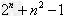 已知数列{an}满足an=2n-1+2n-1,则数列{an}的前n项和Sn=。 已知数列{an}满足an=2n-1+2n-1,则数列{an}的前n项和Sn=。
