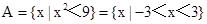 设集合A={x|x2<9},B={x|<0}.求集合A∩B;若不等式2x2+ax+b<0的解集为A∪B,求a,b的值. 设集合A={x|x2<9},B={x|<0}.求集合A∩B;若不等式2x2+ax+b<0的解集为A∪B,求a,b的值.