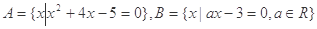 设集合,若AUB=A求实数的值. 设集合,若AUB=A求实数的值.