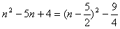 数列{an}中,an=n2-5n+4,(1)18是数列中的第几项?(2)n为何值时,an有最小值?并求最小值。 数列{an}中,an=n2-5n+4,(1)18是数列中的第几项?(2)n为何值时,an有最小值?并求最小值。