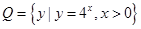设P,Q是两个非空集合,定义集合间的一种运算“⊙”:P⊙Q={x|x∈P∪Q,且x∉P∩Q}.如果P={y|y=},Q={y|y=4x,x>0},则P⊙Q=( 设P,Q是两个非空集合,定义集合间的一种运算“⊙”:P⊙Q={x|x∈P∪Q,且x∉P∩Q}.如果P={y|y=},Q={y|y=4x,x>0},则P⊙Q=(