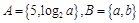 已知集合,若,(1)求的值; (2)求. 已知集合,若,(1)求的值; (2)求.
