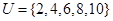已知全集,集合满足,,则=A.{2,4}B.{4,8,10}C.{4,6,10}D.{4,10} 已知全集,集合满足,,则=A.{2,4}B.{4,8,10}C.{4,6,10}D.{4,10}