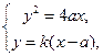 已知定点A(a,O)( a >0),B为x轴负半轴上的动点.以AB为边作菱形ABCD,使其两对角线的交点恰好落在y轴上.(I)求动点D的轨迹E的方程;(Ⅱ 已知定点A(a,O)( a >0),B为x轴负半轴上的动点.以AB为边作菱形ABCD,使其两对角线的交点恰好落在y轴上.(I)求动点D的轨迹E的方程;(Ⅱ