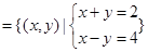 已知集合,,那么集合为A.,B.C.{3,-1}D. 已知集合,,那么集合为A.,B.C.{3,-1}D.