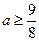 本小题满分10分)已知集合A={x|ax2-3x+2=0,a∈R},若A中至多只有一个元素,求a的取值范围 本小题满分10分)已知集合A={x|ax2-3x+2=0,a∈R},若A中至多只有一个元素,求a的取值范围