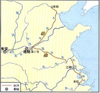 在历史学习中,图片往往隐含着大量的有效信息。从下图“隋朝大运河”中我们可以得到的准确信息是①它的中心是洛阳②它沟通了我国南北交通③它促进了我国南北经济的交 在历史学习中,图片往往隐含着大量的有效信息。从下图“隋朝大运河”中我们可以得到的准确信息是①它的中心是洛阳②它沟通了我国南北交通③它促进了我国南北经济的交