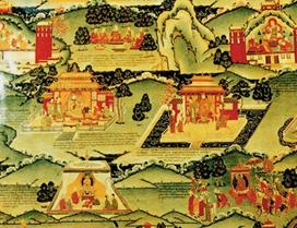 中国古代的民族关系,除了有刀光剑影,更有流传千古的民族和谐相处的佳话。请阅读以下材料,感悟我国古代民族关系的发展历程。材料一如图,大昭寺内的文成公主入吐蕃壁画材 中国古代的民族关系,除了有刀光剑影,更有流传千古的民族和谐相处的佳话。请阅读以下材料,感悟我国古代民族关系的发展历程。材料一如图,大昭寺内的文成公主入吐蕃壁画材
