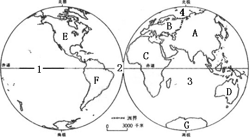 读图填出七大洲、四大洋的名称大洲ABCDEFG大洋1234 读图填出七大洲、四大洋的名称大洲ABCDEFG大洋1234