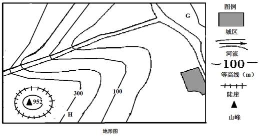 读我国东部某地区地形和气候资料图。回答下题。小题1:下列关于图中区域的判断,正确的是 ( )A.典型植被为常绿阔叶林B.河流干流的流向为东南向西北C.H地可以 读我国东部某地区地形和气候资料图。回答下题。小题1:下列关于图中区域的判断,正确的是 ( )A.典型植被为常绿阔叶林B.河流干流的流向为东南向西北C.H地可以