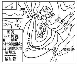 读图,回答问题。(16分)⑴B位于山顶甲的________,D、G两地的相对高度是_______。(4分)(2)C、D两地高程相等,若分别从C、D两地登上甲山顶 读图,回答问题。(16分)⑴B位于山顶甲的________,D、G两地的相对高度是_______。(4分)(2)C、D两地高程相等,若分别从C、D两地登上甲山顶