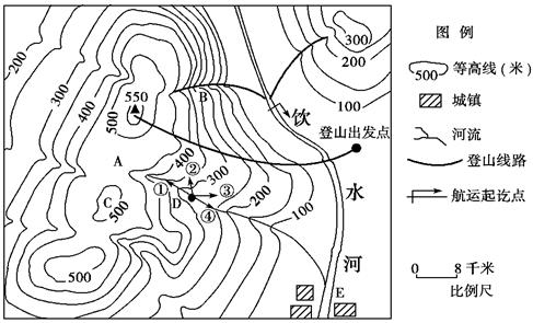下图是我国东部某地等高线地形图,某校高中学生夏令营在图示区域进行了野外天文、地质、植被、聚落等综合考察活动。读图回答下列问题。(1)同学们把夜晚宿营地 下图是我国东部某地等高线地形图,某校高中学生夏令营在图示区域进行了野外天文、地质、植被、聚落等综合考察活动。读图回答下列问题。(1)同学们把夜晚宿营地