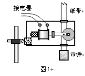 利用图1装置做“验证机械能守恒定律”的实验。①除打点计时器、交流电源、铁架台、导线及开关外,在下面的器材中,必须使用的还有________。( 利用图1装置做“验证机械能守恒定律”的实验。①除打点计时器、交流电源、铁架台、导线及开关外,在下面的器材中,必须使用的还有________。(