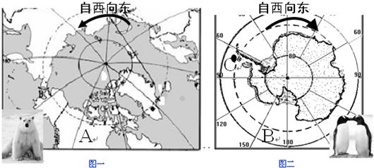 读极地地区图回答下列问题A______洲B______洋C______站C在南极点______方向北极地区和南极地区在纬度、气候、自然 魔方格