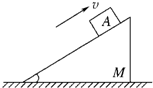 如图所示,质量为m的物体A以一定的初速度v沿粗糙斜面上滑,物体A在上滑过程中受到的力有A.向上的冲力、重力、斜面的支持力、沿斜面向下的摩擦力B.重力、斜 魔方格