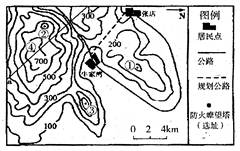 读“某地区等高线地形图”,回答:小题1:关于图中规划公路叙述正确的是A.公路的最大高差可能为180米B.公路的走向为东北—西南C.公路的长度约为6千米D.公路穿 读“某地区等高线地形图”,回答:小题1:关于图中规划公路叙述正确的是A.公路的最大高差可能为180米B.公路的走向为东北—西南C.公路的长度约为6千米D.公路穿