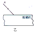 根据要求作图:如图甲所示,光线与镜面成60°角入射,请在图中画出反射光线;甲如图乙所示,一束光射向一块玻璃砖。请在图中画出这束光进入玻璃后的大致径迹 根据要求作图:如图甲所示,光线与镜面成60°角入射,请在图中画出反射光线;甲如图乙所示,一束光射向一块玻璃砖。请在图中画出这束光进入玻璃后的大致径迹
