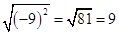 计算的结果是A.3B.9C.-9D.±9 计算的结果是A.3B.9C.-9D.±9