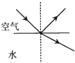 如图所示,当一束光从空气中斜射向水面时,会同时发生反射和折射现象.下面哪一幅图能正确表示反射光线和折射光线的传播方向A.B.C.D. 如图所示,当一束光从空气中斜射向水面时,会同时发生反射和折射现象.下面哪一幅图能正确表示反射光线和折射光线的传播方向A.B.C.D.